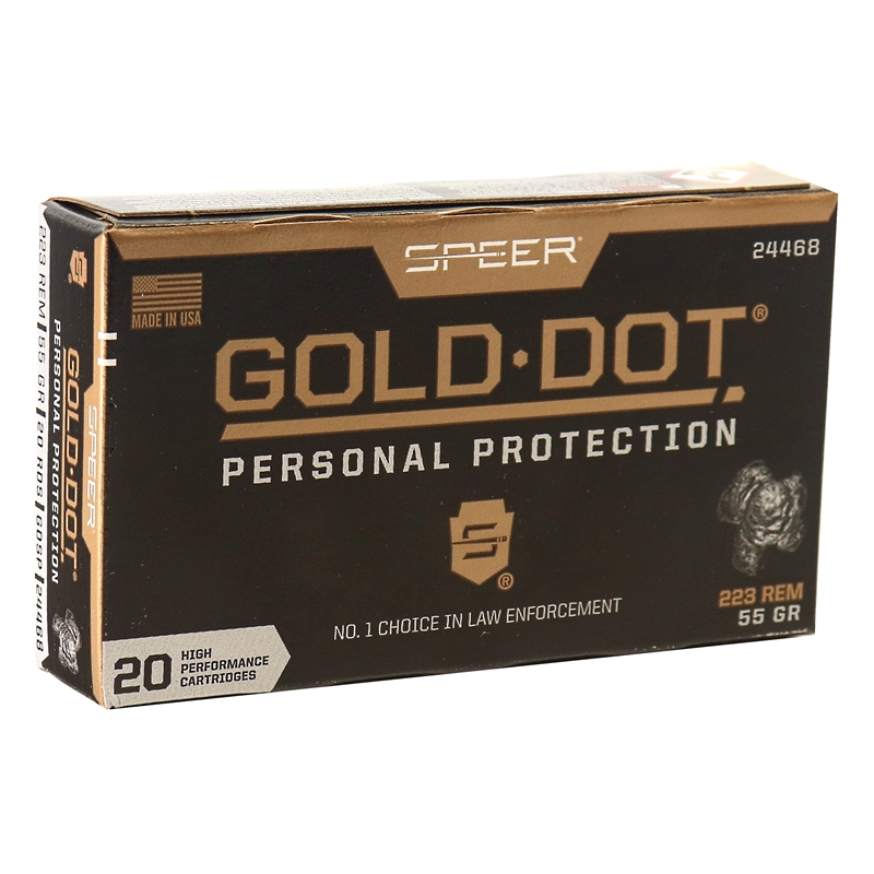 Speer Gold Dot ,223 Rem 55gr Soft Point 20ct No Limit